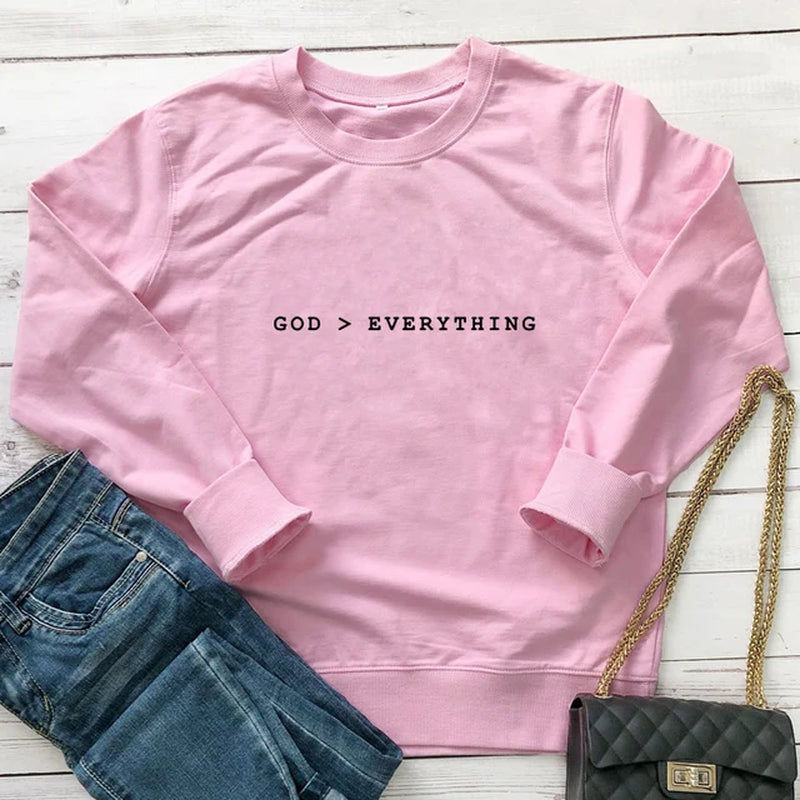 God over Everything  - Women's Sweatshirt