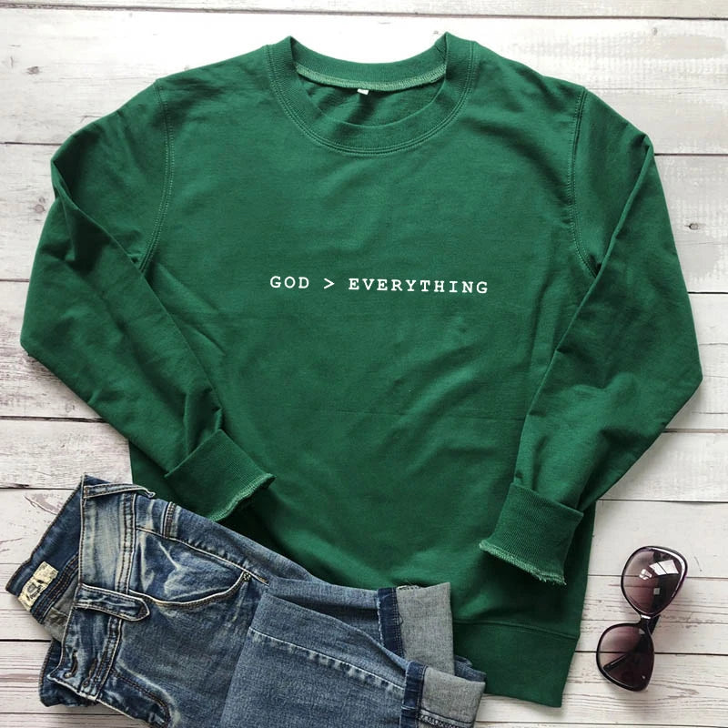 God over Everything  - Women's Sweatshirt