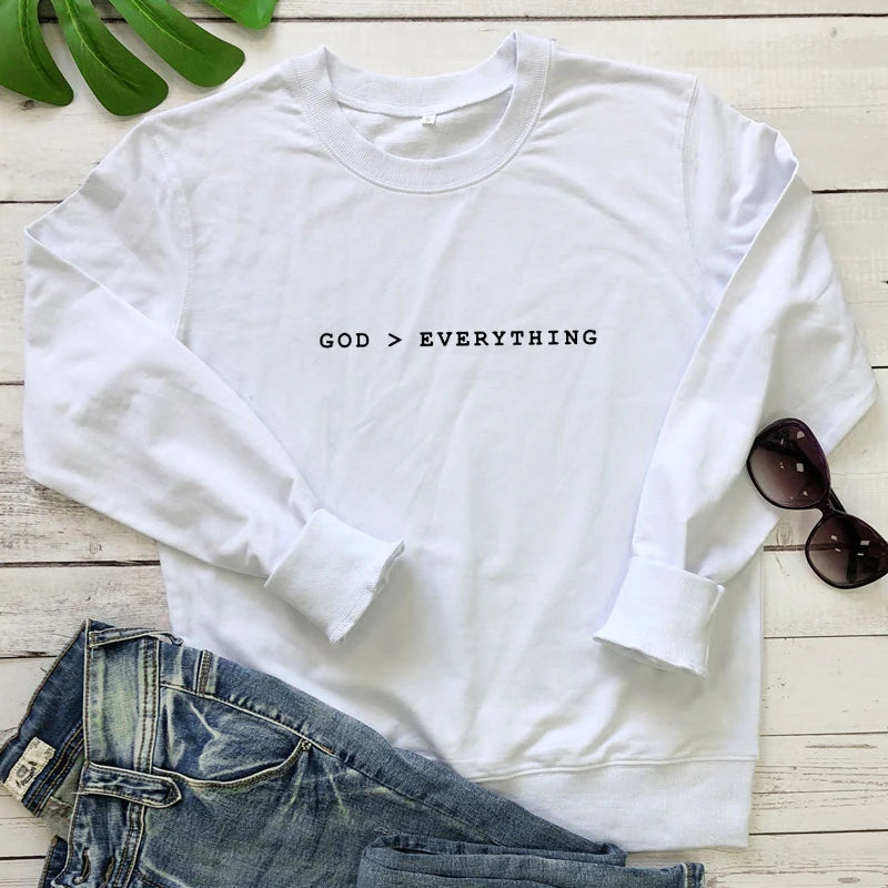 God over Everything  - Women's Sweatshirt