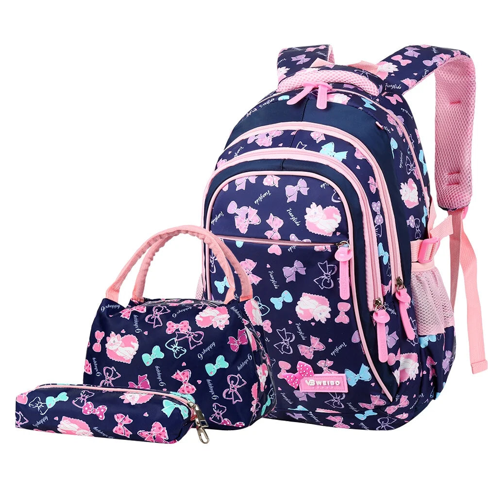  Pink 3-in-1 School Backpack 