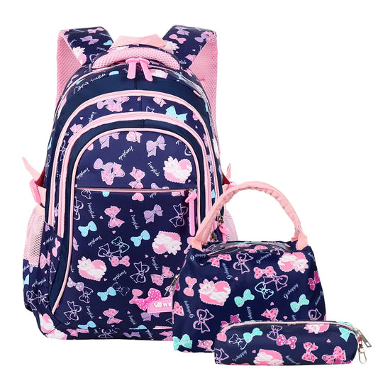  Pink 3-in-1 School Backpack 