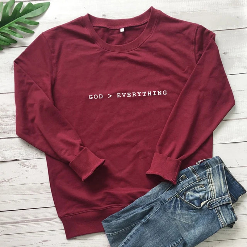 God over Everything  - Women's Sweatshirt