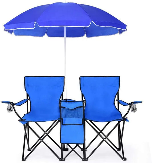 Colapsable Picnic Chair Cooler Combo