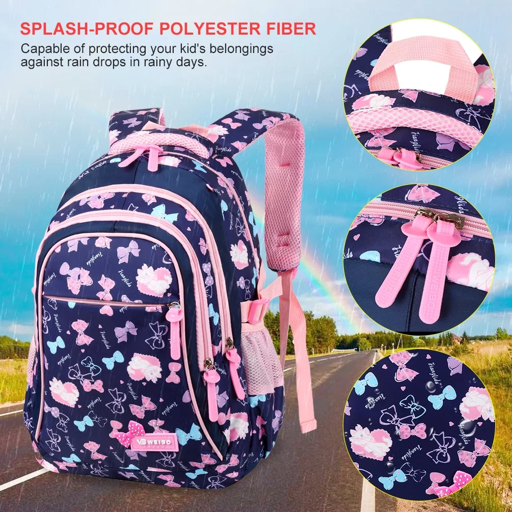  Pink 3-in-1 School Backpack 