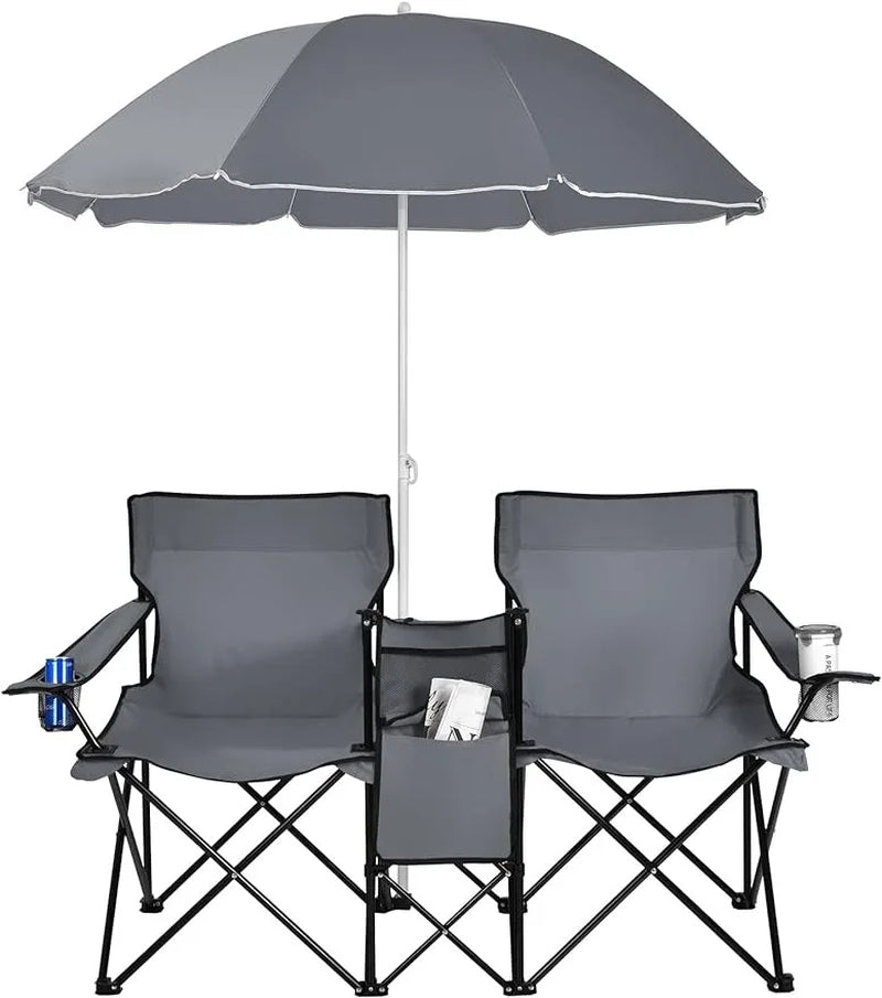 Colapsable Picnic Chair Cooler Combo