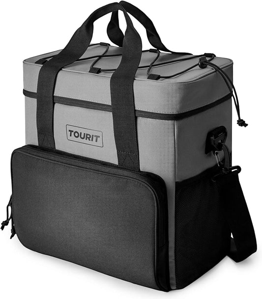 Insulated Soft Cooler Bag for Picnics, Beach, Work, and Travel - Large Capacity