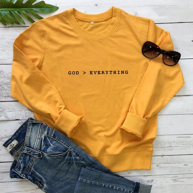 God over Everything  - Women's Sweatshirt