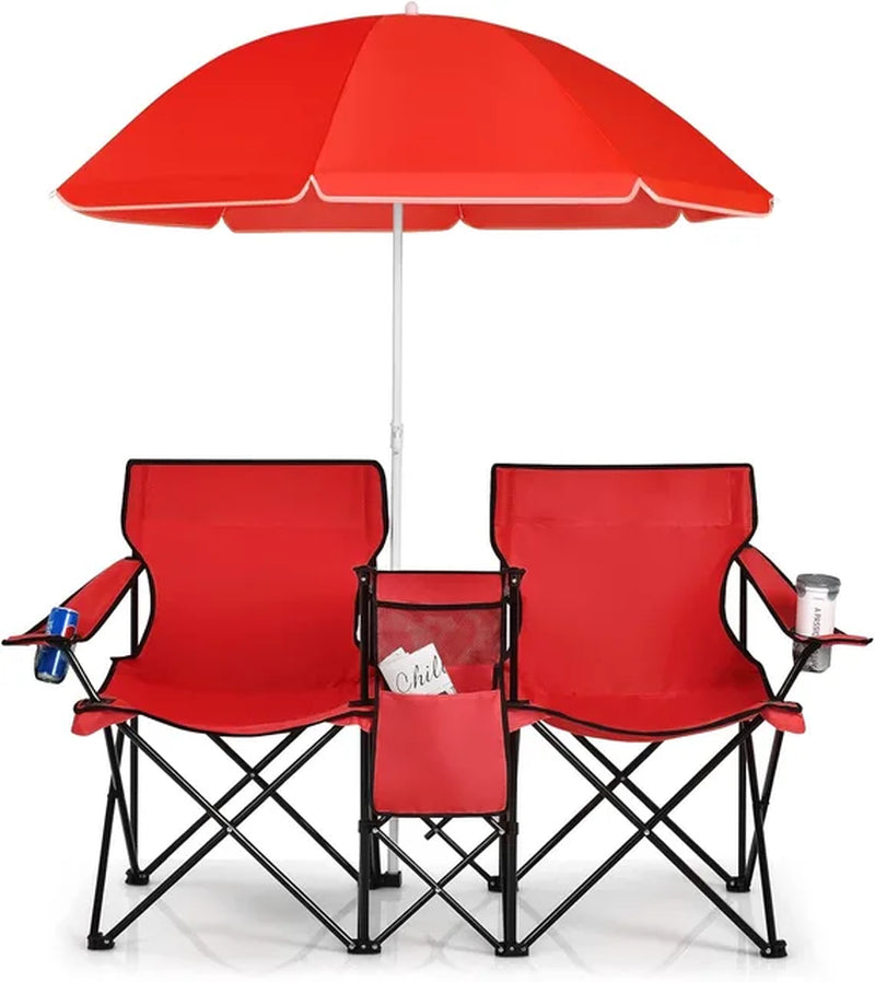 Colapsable Picnic Chair Cooler Combo